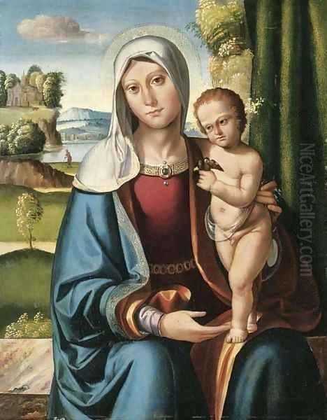 The Madonna and Child Oil Painting by Garofalo