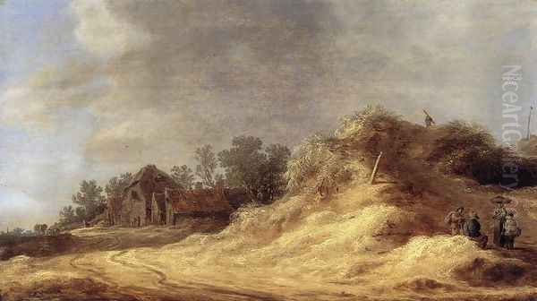 Dunes 1629 Oil Painting by Jan van Goyen