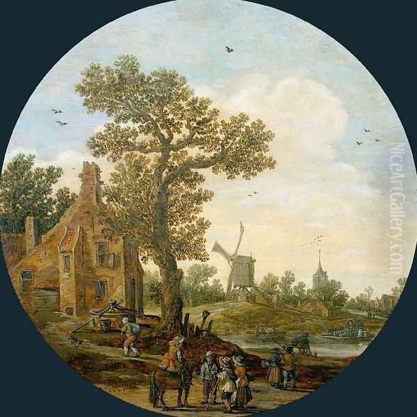 Summer Oil Painting by Jan van Goyen