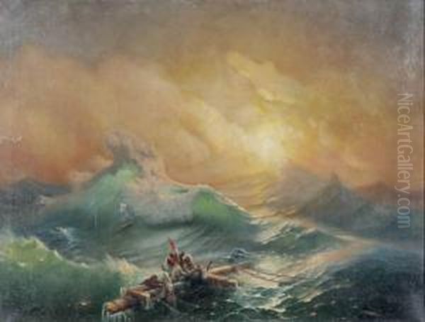 The Ninth Wave Oil Painting by Ivan Konstantinovich Aivazovsky