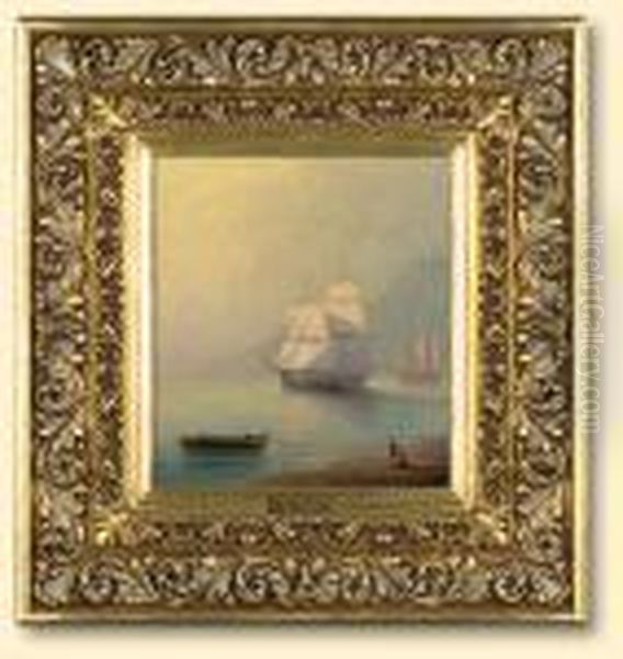 Cisza Morska Oil Painting by Ivan Konstantinovich Aivazovsky