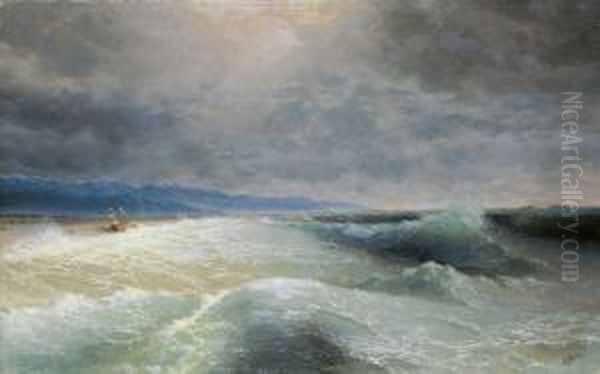 Kuste Am Schwarzen Meer Oil Painting by Ivan Konstantinovich Aivazovsky