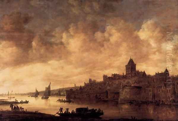 View of Nijmegen 2 Oil Painting by Jan van Goyen