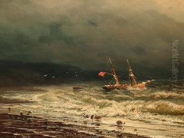 Untitled Oil Painting by Ivan Konstantinovich Aivazovsky