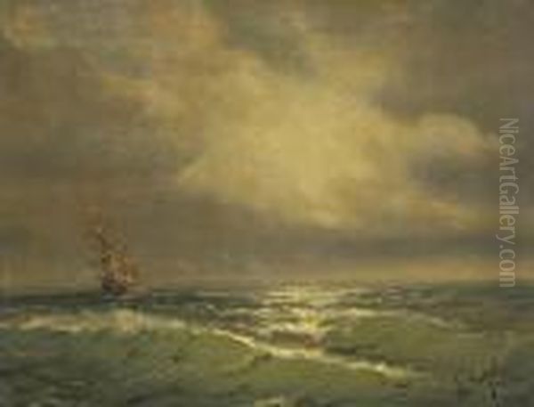 Sunlit Waves Oil Painting by Ivan Konstantinovich Aivazovsky