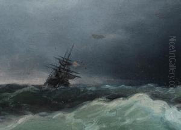 Am Meer Oil Painting by Ivan Konstantinovich Aivazovsky