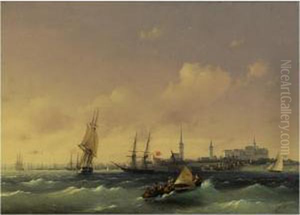 View Of Revel, Estonia Oil Painting by Ivan Konstantinovich Aivazovsky