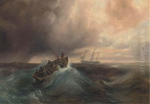 The Stranded Sailors Oil Painting by Ivan Konstantinovich Aivazovsky