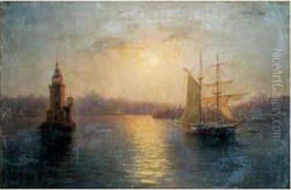 Ecole Russe Oil Painting by Ivan Konstantinovich Aivazovsky