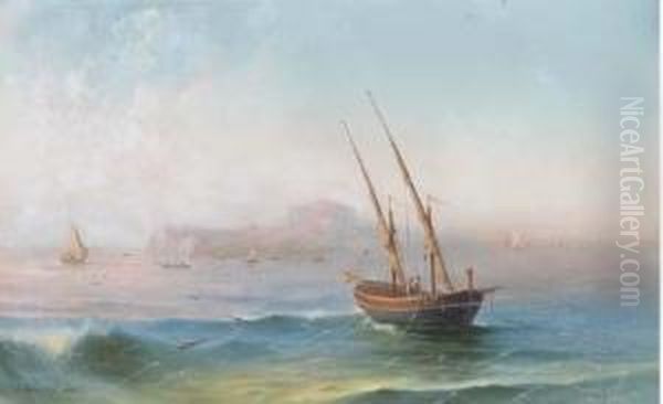 Italian Coast Oil Painting by Ivan Konstantinovich Aivazovsky