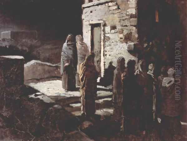 Christ praying in Gethsemane, 1888 Oil Painting by Nikolai Nikolaevich Ge