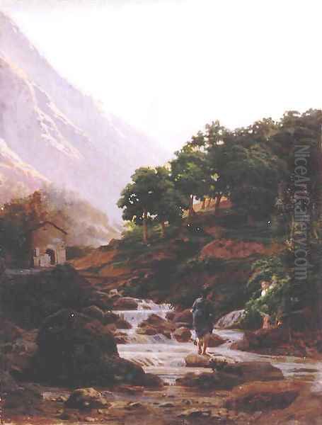 Carrara Oil Painting by Nikolai Nikolaevich Ge