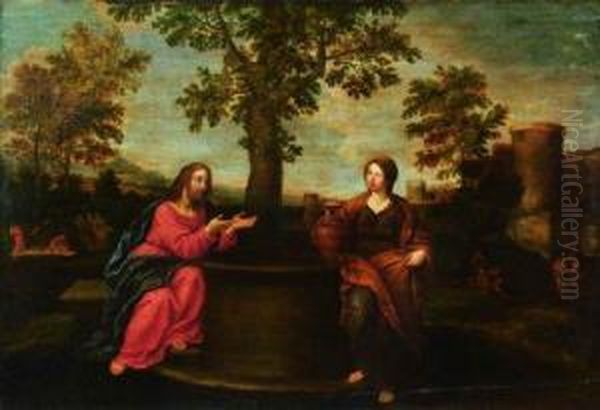 Panneau De Noyer, Une Planche, Non Parquete Oil Painting by Francesco Albani