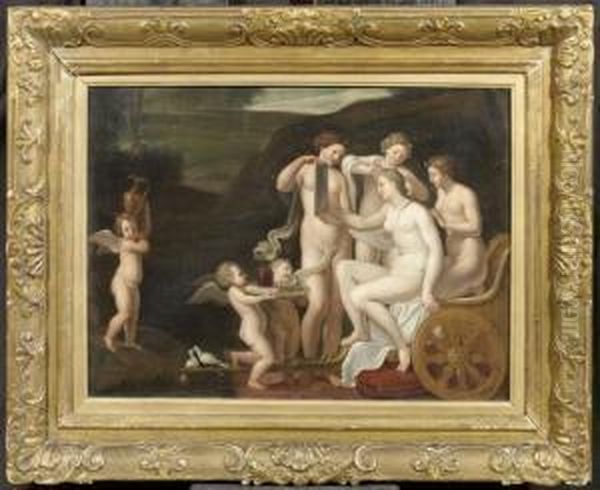 The Triumph Of Venus Oil Painting by Francesco Albani