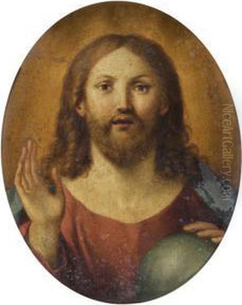 Le Christ Redempteur Oil Painting by Francesco Albani