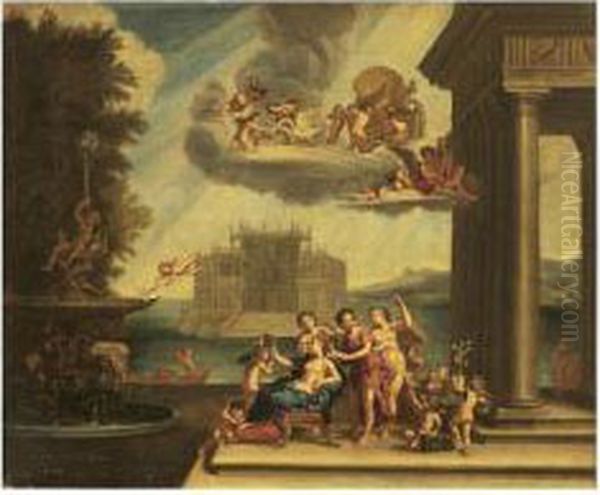 La Toilette De Venus Oil Painting by Francesco Albani