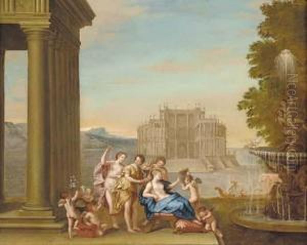 The Toilet Of Venus Oil Painting by Francesco Albani