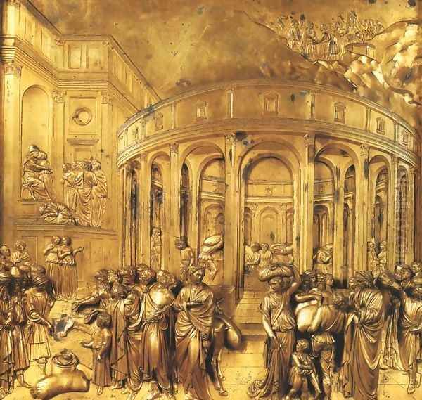 Joseph Sold into Slavery Oil Painting by Lorenzo Ghiberti