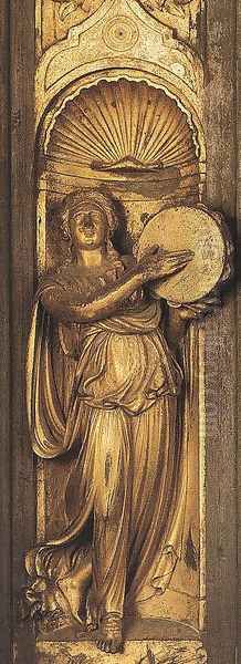 Sibyl Oil Painting by Lorenzo Ghiberti