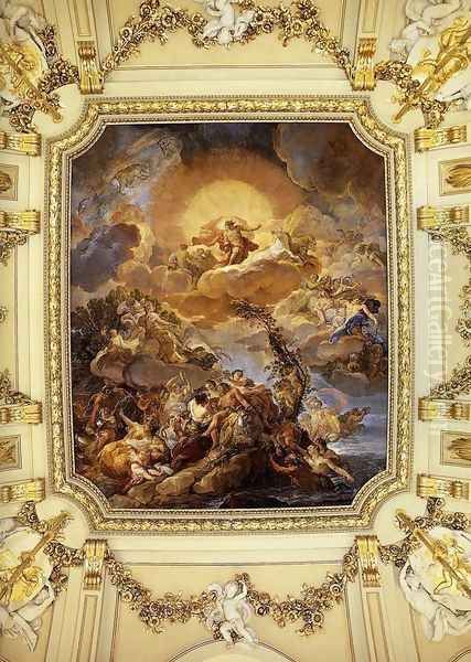 The Birth of the Sun and the Triumph of Bacchus Oil Painting by Corrado Giaquinto