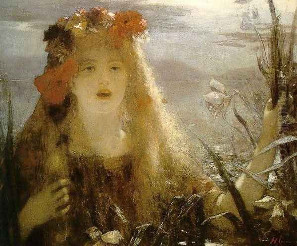 Ophelia Oil Painting by Henri Gervex