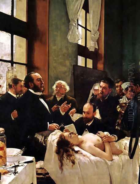 The Operation Oil Painting by Henri Gervex