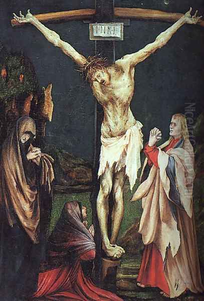 The Small Crucifixion 1511-20 Oil Painting by Matthias Grunewald (Mathis Gothardt)