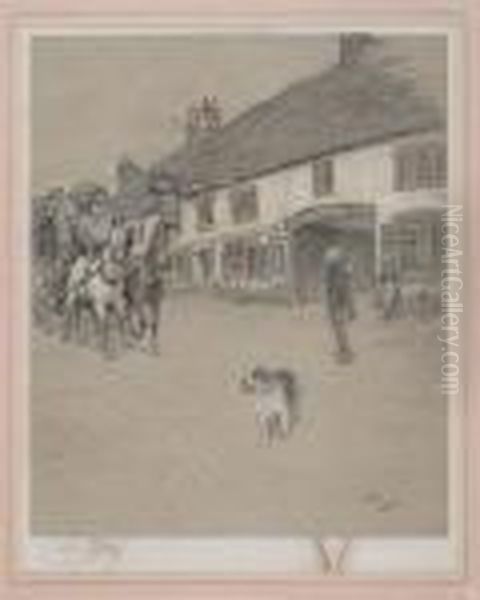 The Angel Inn Oil Painting by Cecil Charles Aldin