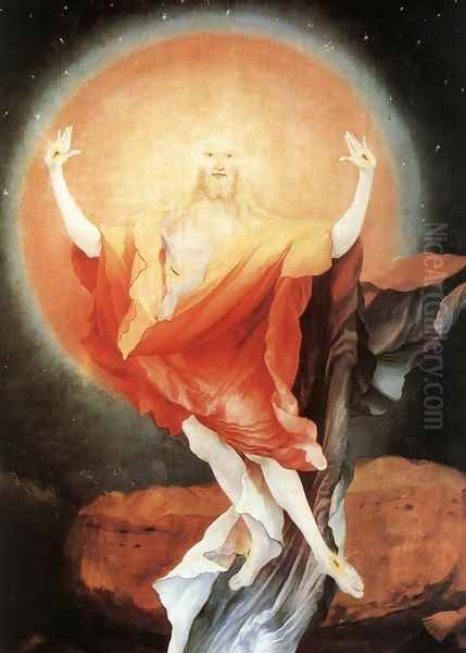 The Resurrection (detail 1) c. 1515 Oil Painting by Matthias Grunewald (Mathis Gothardt)