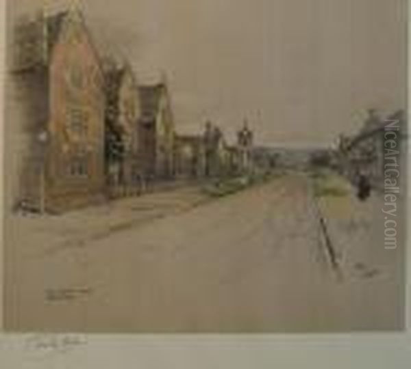 The Lygon Arms Broadway Oil Painting by Cecil Charles Aldin