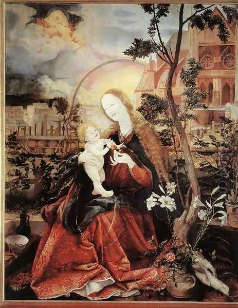 Stuppach Madonna 1517-19 Oil Painting by Matthias Grunewald (Mathis Gothardt)