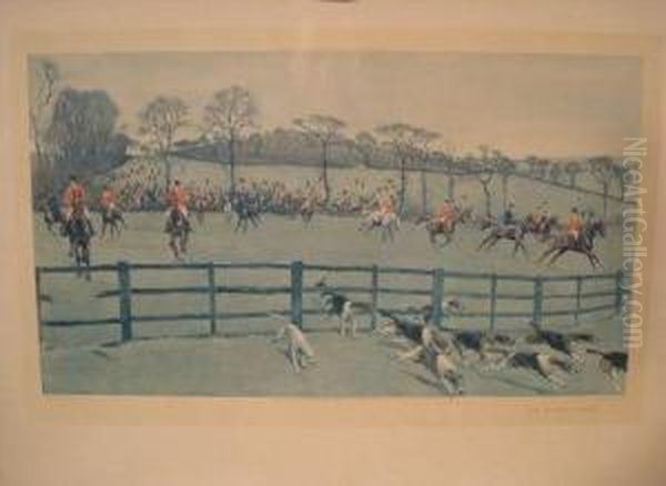 The Whaddon Chase Oil Painting by Cecil Charles Aldin