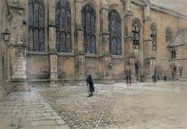 Winchester College by Cecil Charles Aldin