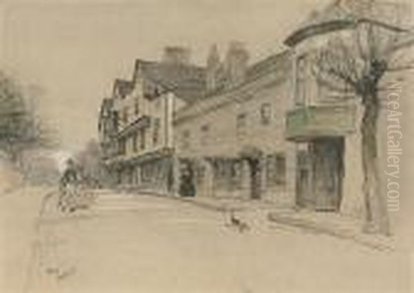 The King's Head, Chigwell Oil Painting by Cecil Charles Aldin