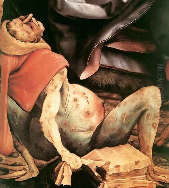 The Temptation of St Antony (detail 4) c. 1515 Oil Painting by Matthias Grunewald (Mathis Gothardt)