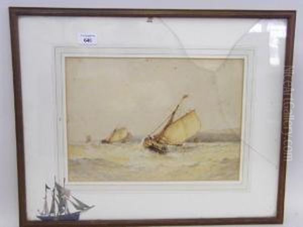 Signed Oil Painting by Frederick James Aldridge