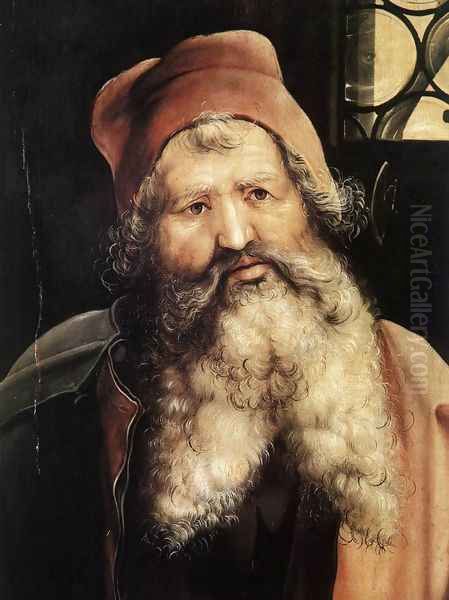 St Anthony (detail 1) c. 1515 Oil Painting by Matthias Grunewald (Mathis Gothardt)