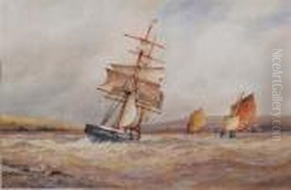 Sussex Oil Painting by Frederick James Aldridge