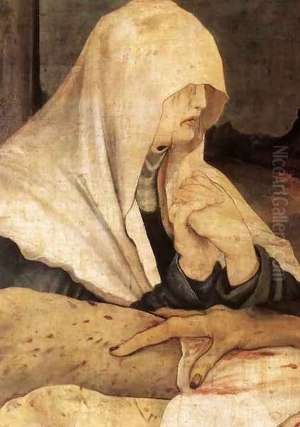 The Lamentation (detail 2) c. 1515 Oil Painting by Matthias Grunewald (Mathis Gothardt)