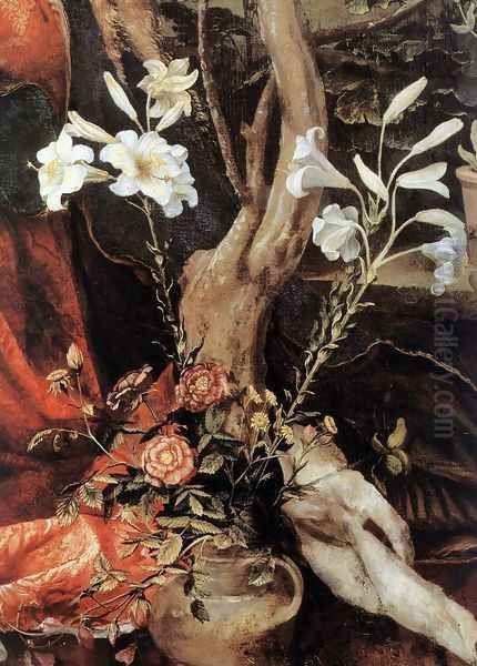 Stuppach Madonna (detail 2) 1517-19 Oil Painting by Matthias Grunewald (Mathis Gothardt)