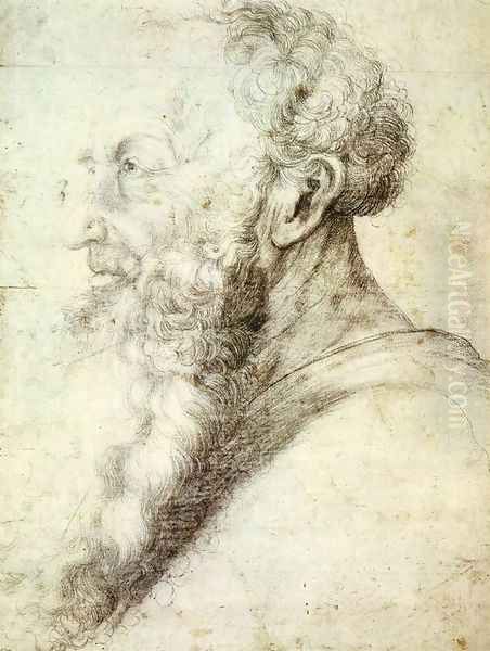 Portrait of Guido Guersi Oil Painting by Matthias Grunewald (Mathis Gothardt)