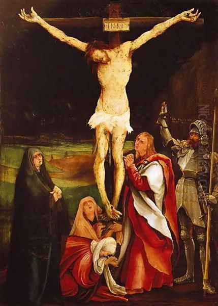 Calvary Oil Painting by Matthias Grunewald (Mathis Gothardt)