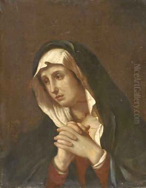 The Mater Dolorosa Oil Painting by Giovanni Francesco Barbieri