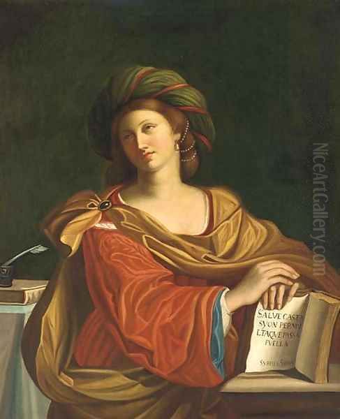 The Samian Sibyl Oil Painting by Giovanni Francesco Barbieri