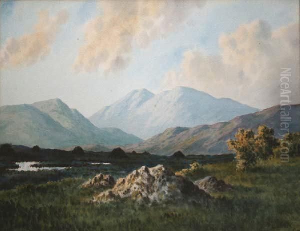 Mamm, Connemara Oil Painting by Douglas Alexander