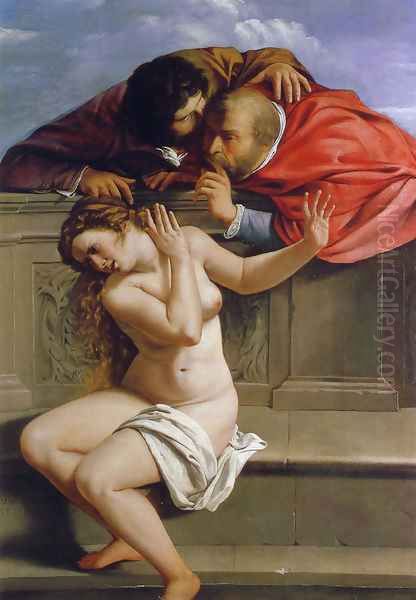 Susanna and the Elders 1610 Oil Painting by Artemisia Gentileschi