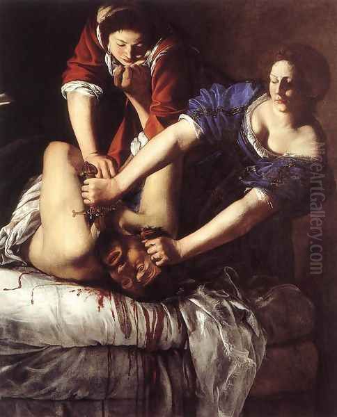 Judith Beheading Holofernes 1611-12 Oil Painting by Artemisia Gentileschi