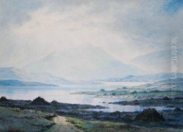 At Ballinahinch, Connemara Oil Painting by Douglas Alexander