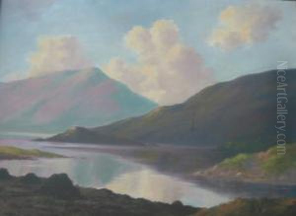 At Ballinahinch, Connemara Oil Painting by Douglas Alexander