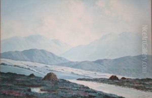 On The Road To Leenane Oil Painting by Douglas Alexander